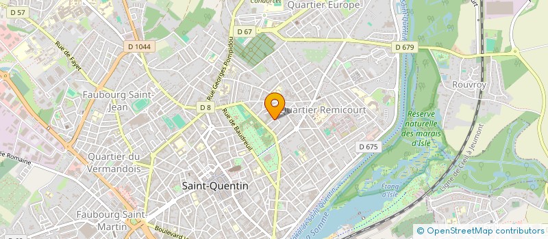 localisation de l'entreprise SOCIETE CIVILE IMMOBILIERE M 3A à SAINT-QUENTIN