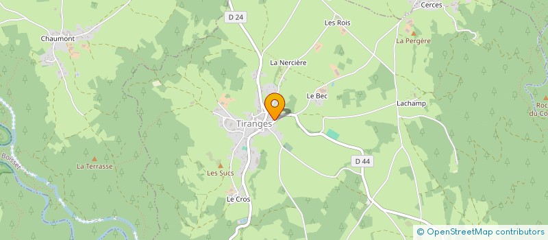 localisation de l'entreprise SOCIETE CIVILE IMMOBILIERE M.A.J.Y.C  TIRANGES