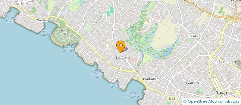 localisation de l'entreprise SOCIETE CIVILE IMMOBILIERE M,A,V,  VAUX-SUR-MER