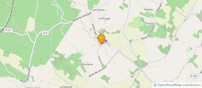 localisation de l'entreprise SOCIETE CIVILE IMMOBILIERE M.B.  CASTELNAU-DE-LEVIS