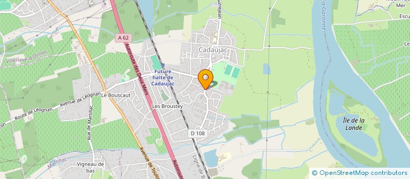 localisation de l'entreprise SOCIETE CIVILE IMMOBILIERE M.C.C.A.  CADAUJAC