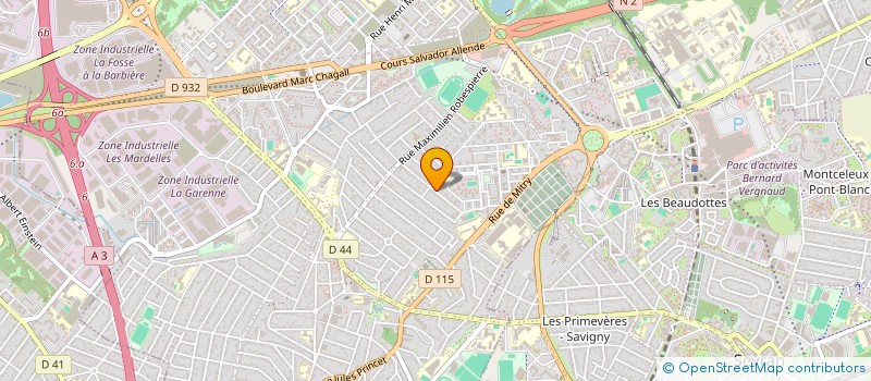 localisation de l'entreprise SOCIETE CIVILE IMMOBILIERE M.CATHE à AULNAY SOUS BOIS