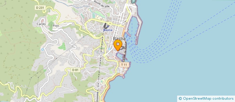 localisation de l'entreprise SOCIETE CIVILE IMMOBILIERE M D C à BASTIA