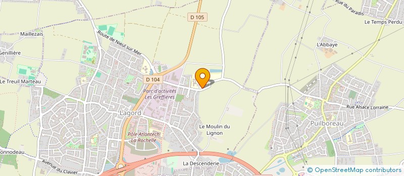 localisation de l'entreprise SOCIETE CIVILE IMMOBILIERE M DE MEGEVE  LAGORD