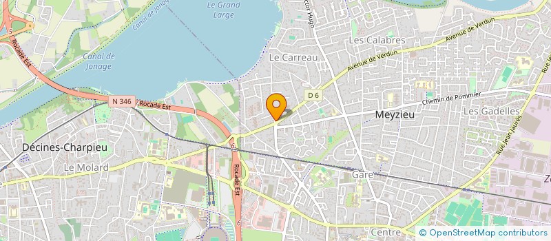 localisation de l'entreprise SOCIETE CIVILE IMMOBILIERE M.E  MEYZIEU