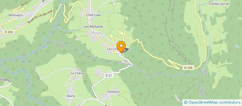 localisation de l'entreprise SOCIETE CIVILE IMMOBILIERE M.G.B.  SAINT JEAN D'ARVEY