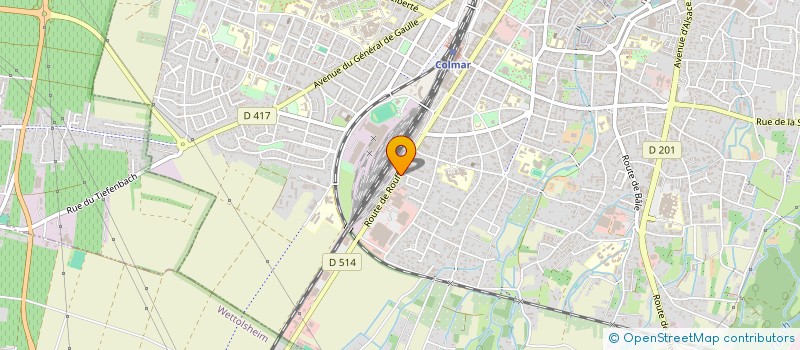 localisation de l'entreprise SOCIETE CIVILE IMMOBILIERE M.G.M.  COLMAR