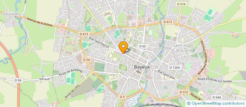 localisation de l'entreprise SOCIETE CIVILE IMMOBILIERE M.M.C.  BAYEUX