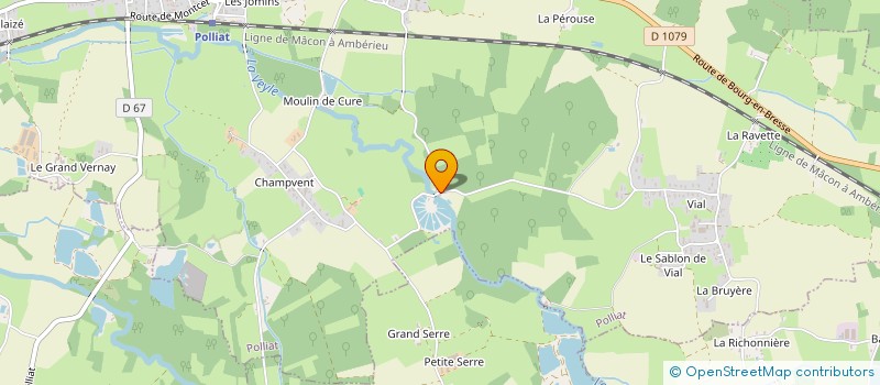 localisation de l'entreprise SOCIETE CIVILE IMMOBILIERE M.P.M. à POLLIAT