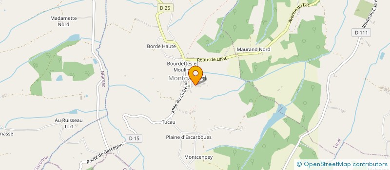 localisation de l'entreprise SOCIETE CIVILE IMMOBILIERE M.P.P.C  MONTGAILLARD