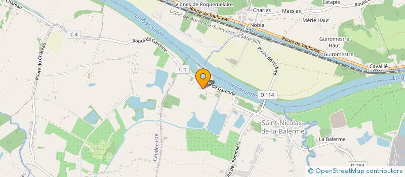 localisation de l'entreprise SOCIETE CIVILE IMMOBILIERE M.P.R.  SAINT-NICOLAS-DE-LA-BALERME