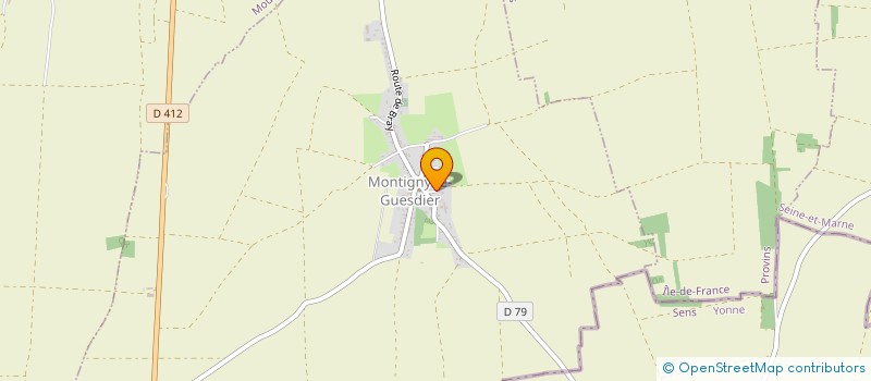 localisation de l'entreprise SOCIETE CIVILE IMMOBILIERE M.R.W  MONTIGNY-LE-GUESDIER