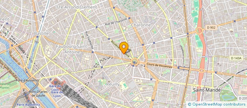 localisation de l'entreprise SOCIETE CIVILE IMMOBILIERE M'VOUTOUDI à PARIS