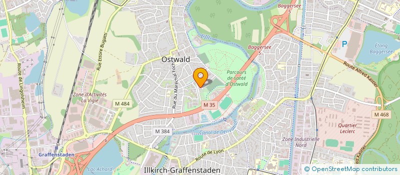 localisation de l'entreprise SOCIETE CIVILE IMMOBILIERE M2R  OSTWALD