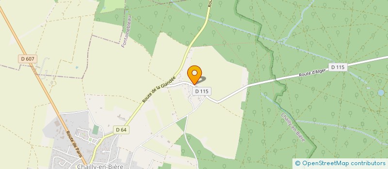 localisation de l'entreprise SOCIETE CIVILE IMMOBILIERE MAADJUCO  CHAILLY-EN-BIERE