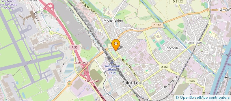 localisation de l'entreprise SOCIETE CIVILE IMMOBILIERE MABEJO  SAINT-LOUIS