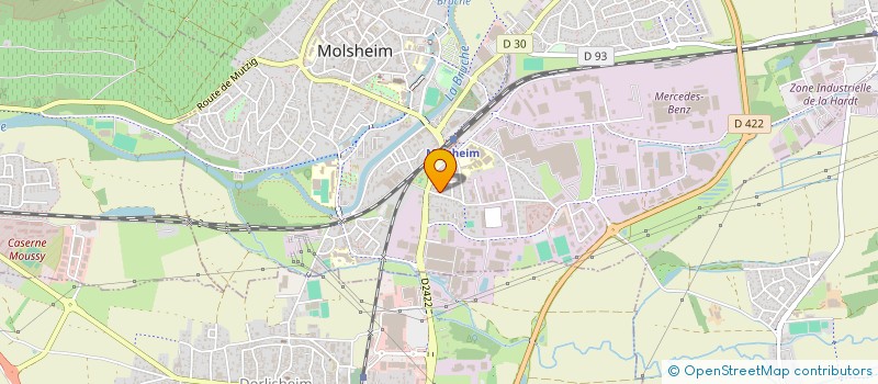 localisation de l'entreprise SOCIETE CIVILE IMMOBILIERE MABRE  ERNOLSHEIM-BRUCHE