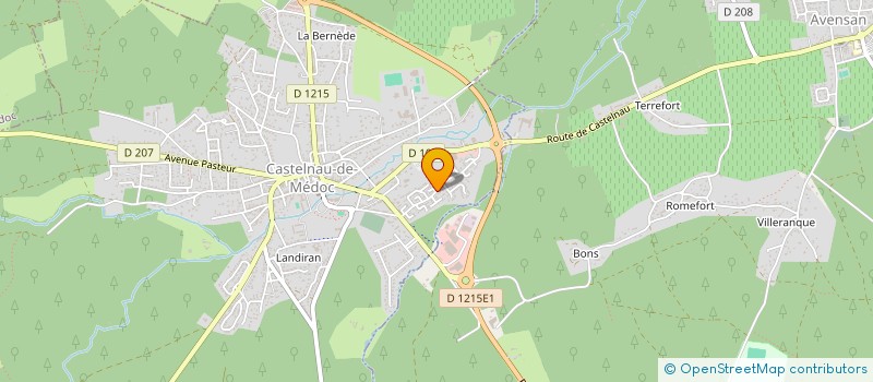 localisation de l'entreprise SOCIETE CIVILE IMMOBILIERE MACALOU  CASTELNAU-DE-MEDOC