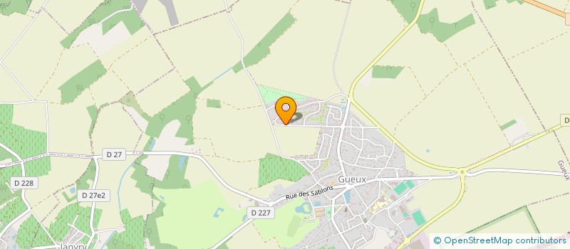 localisation de l'entreprise SOCIETE CIVILE IMMOBILIERE MACHELPI  GUEUX