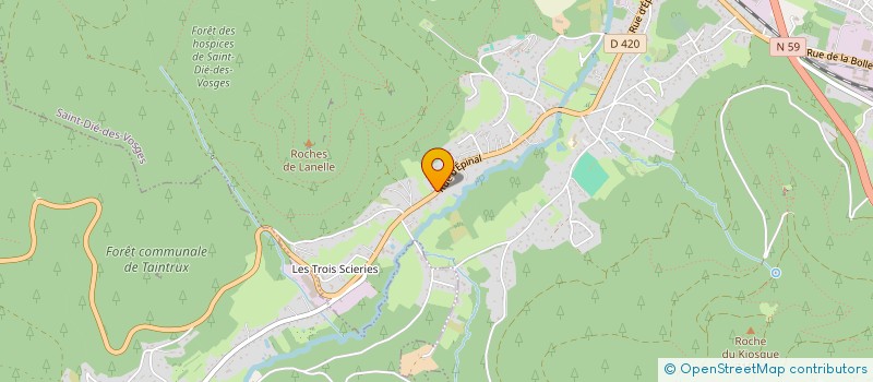 localisation de l'entreprise SOCIETE CIVILE IMMOBILIERE MACHTOCK  SAINT-DIE-DES-VOSGES