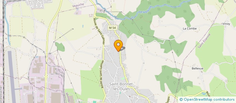 localisation de l'entreprise SOCIETE CIVILE IMMOBILIERE MAELANE  SAINT-BONNET-LES-OULES