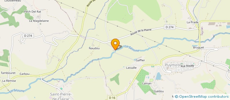 localisation de l'entreprise SOCIETE CIVILE IMMOBILIERE MAEMI  SAINT-URCISSE