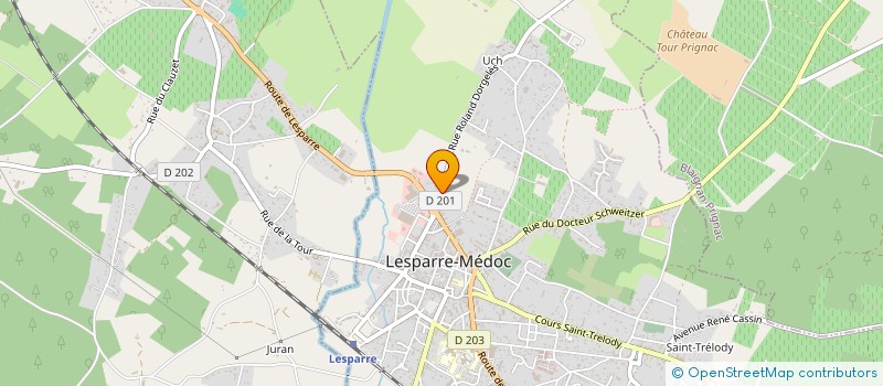 localisation de l'entreprise SOCIETE CIVILE IMMOBILIERE MAF  LESPARRE-MEDOC