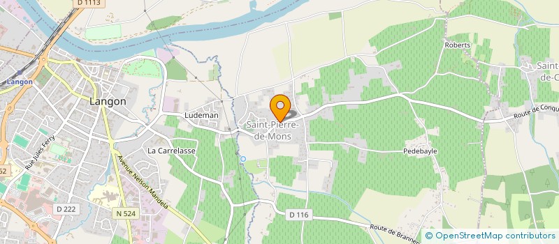 localisation de l'entreprise SOCIETE CIVILE IMMOBILIERE MAFRAN  SAINT-PIERRE-DE-MONS