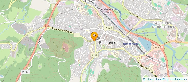 localisation de l'entreprise SOCIETE CIVILE IMMOBILIERE MAG  REMIREMONT