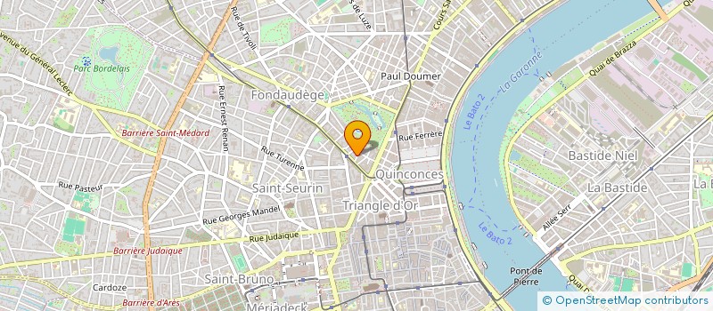 localisation de l'entreprise SOCIETE CIVILE IMMOBILIERE MAGA  BORDEAUX