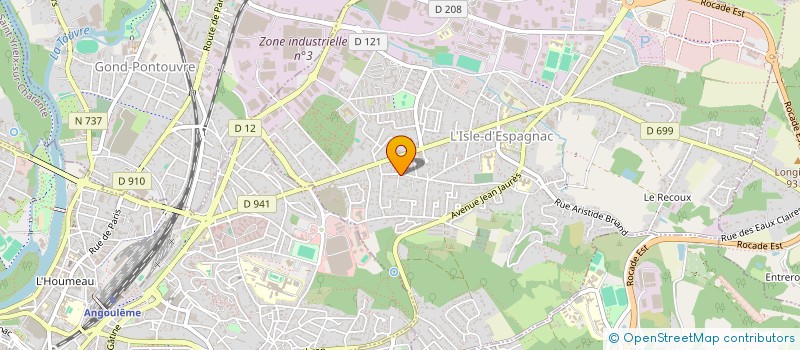localisation de l'entreprise SOCIETE CIVILE IMMOBILIERE MAGNOLIA  ANGOULEME