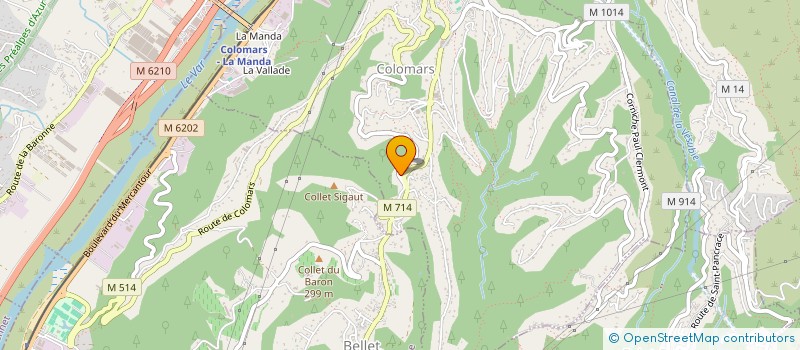 localisation de l'entreprise SOCIETE CIVILE IMMOBILIERE MAGV  COLOMARS