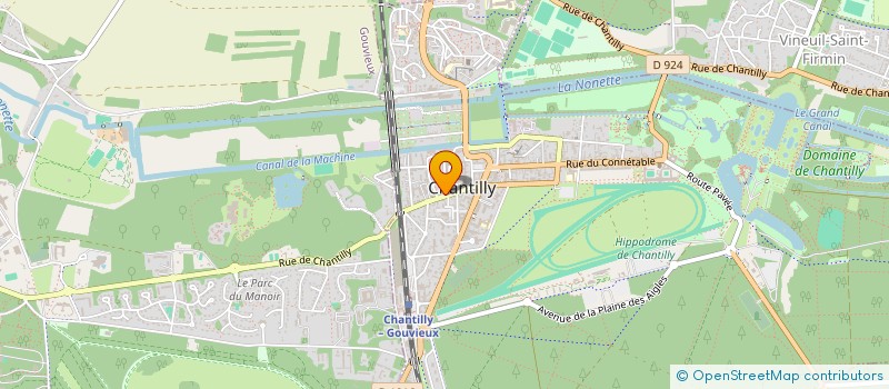 localisation de l'entreprise SOCIETE CIVILE IMMOBILIERE MAISON CARREE  CHANTILLY