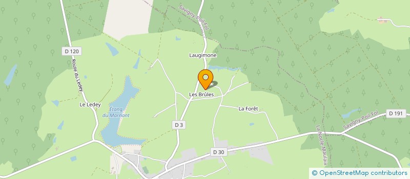 localisation de l'entreprise SOCIETE CIVILE IMMOBILIERE MAISON DES BRULES à LA NOCLE-MAULAIX