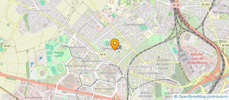 localisation de l'entreprise SOCIETE CIVILE IMMOBILIERE ''MAISON DES DUCS''  STRASBOURG