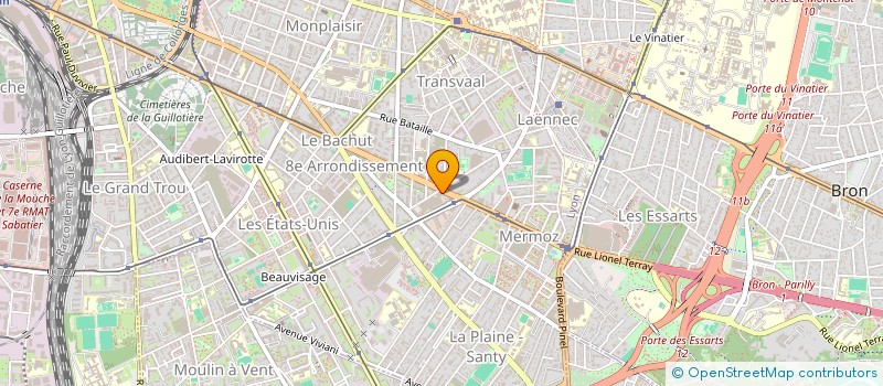 localisation de l'entreprise SOCIETE CIVILE IMMOBILIERE MAISON DES TECHNOLOGIES - M.T.  LYON