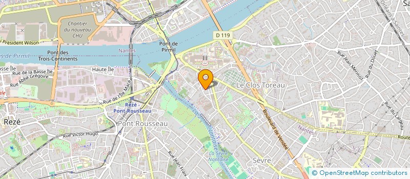 localisation de l'entreprise SOCIETE CIVILE IMMOBILIERE MAISON RADIEUSE ET PAR ABREVIATION SCI MAISON RADIEUSE à NANTES