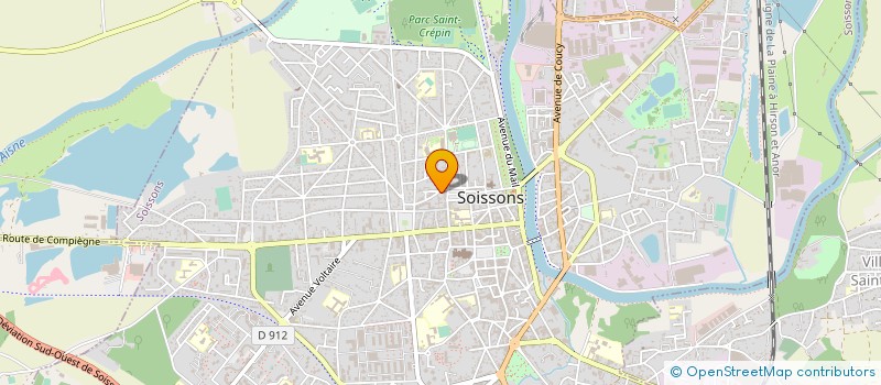 localisation de l'entreprise SOCIETE CIVILE IMMOBILIERE MAJANO à SOISSONS