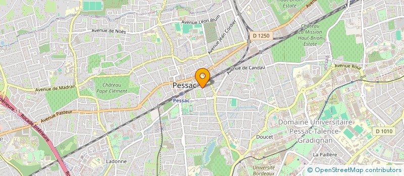 localisation de l'entreprise SOCIETE CIVILE IMMOBILIERE MAJE  PESSAC