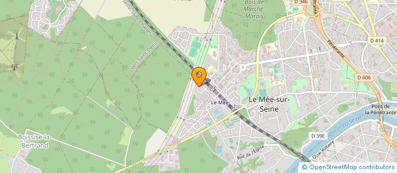 localisation de l'entreprise SOCIETE CIVILE IMMOBILIERE MAJE  LE MEE-SUR-SEINE