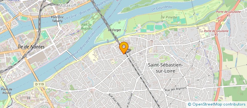 localisation de l'entreprise SOCIETE CIVILE IMMOBILIERE MAJE EN ABREGE S.C.I. MAJE à SAINT-SEBASTIEN-SUR-LOIRE