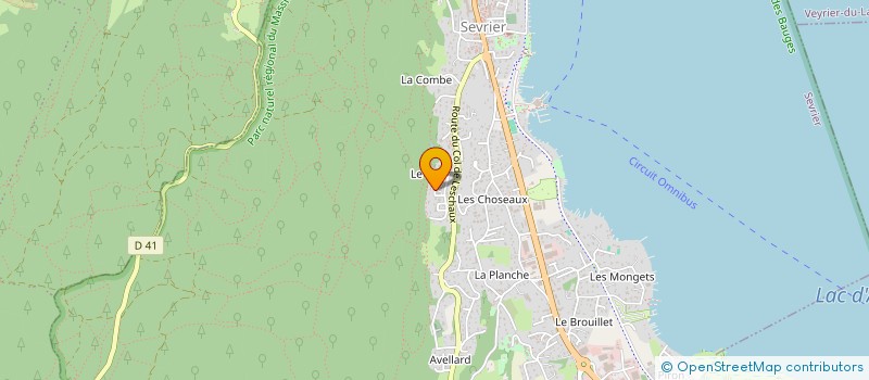 localisation de l'entreprise SOCIETE CIVILE IMMOBILIERE MALAP  SEVRIER