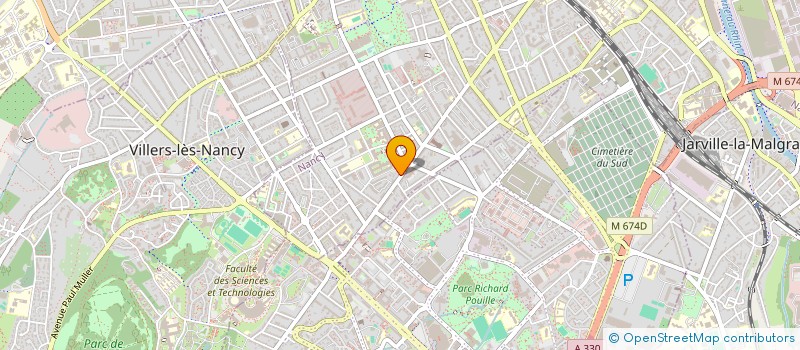 localisation de l'entreprise SOCIETE CIVILE IMMOBILIERE MALHA  NANCY