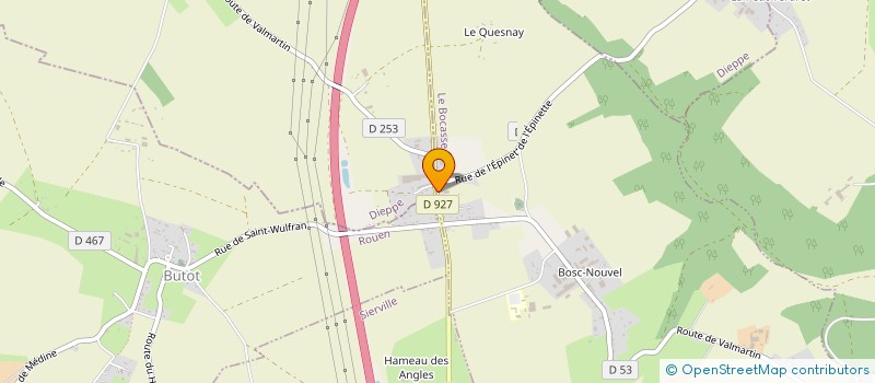 localisation de l'entreprise SOCIETE CIVILE IMMOBILIERE MALHOUITRE  LE BOCASSE