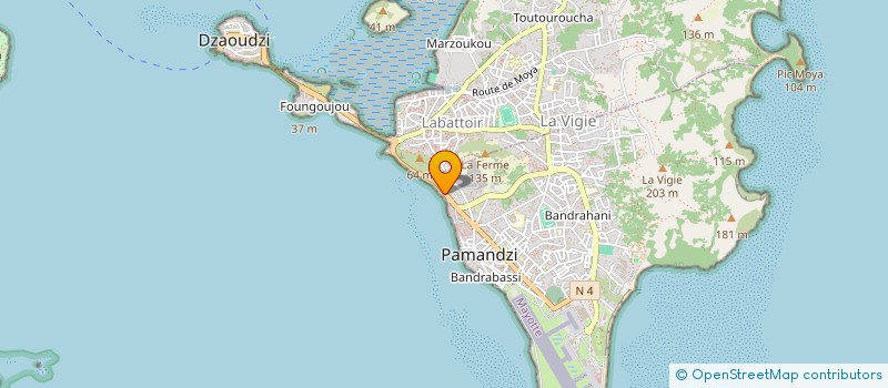 localisation de l'entreprise SOCIETE CIVILE IMMOBILIERE MALIKI FRERES & SOEURS à PAMANDZI