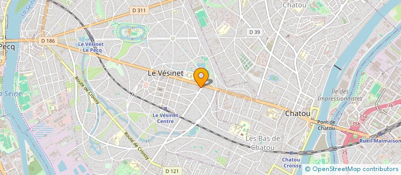 localisation de l'entreprise SOCIETE CIVILE IMMOBILIERE MALOU  LE VESINET