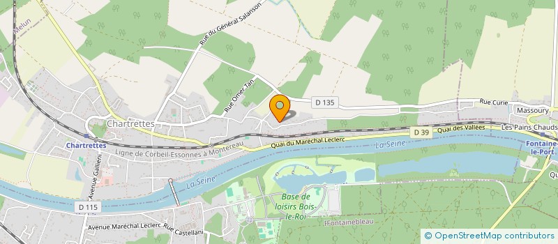 localisation de l'entreprise SOCIETE CIVILE IMMOBILIERE MAMOUT  CHARTRETTES