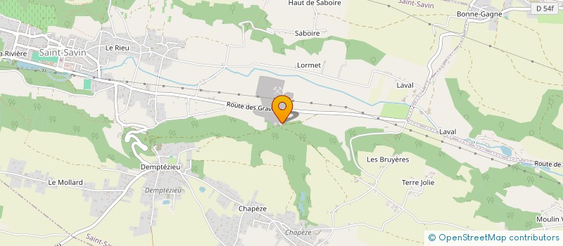 localisation de l'entreprise SOCIETE CIVILE IMMOBILIERE MANAO à SAINT-SAVIN