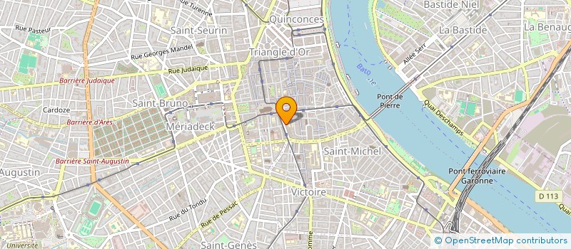 localisation de l'entreprise SOCIETE CIVILE IMMOBILIERE MANAPANYFOREVER  BORDEAUX