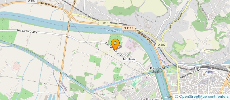 localisation de l'entreprise SOCIETE CIVILE IMMOBILIERE MANICHELLA  LE PASSAGE